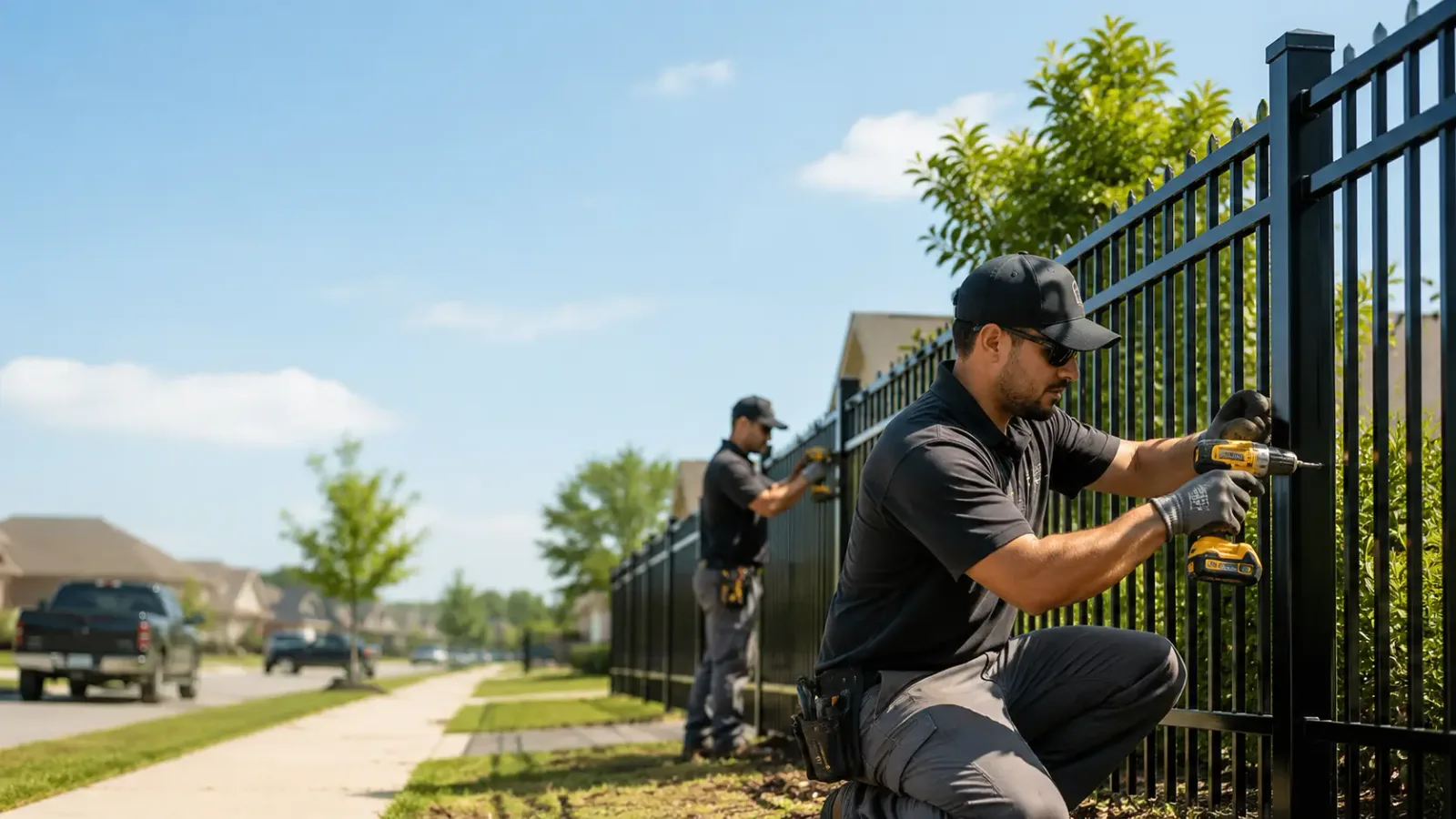 Metal Fence Installation in Jet, OK